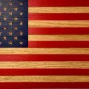 usa wood flag