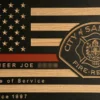 San Diego Fire Rescue wood flag sdfd wood flag