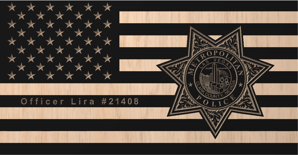 Las Vegas Metropolitan Police Flag