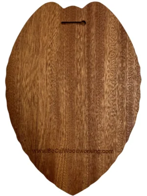 rear view of sdpd retirement plaque in the shape of a badge.