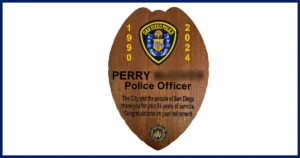 SDPD Badge Plaque
